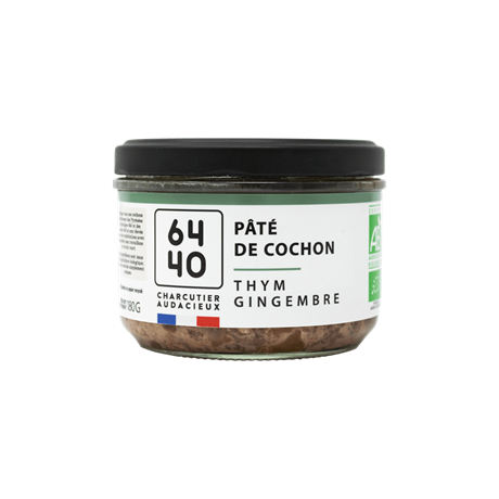 Pâté de cochon Thym Gingembre